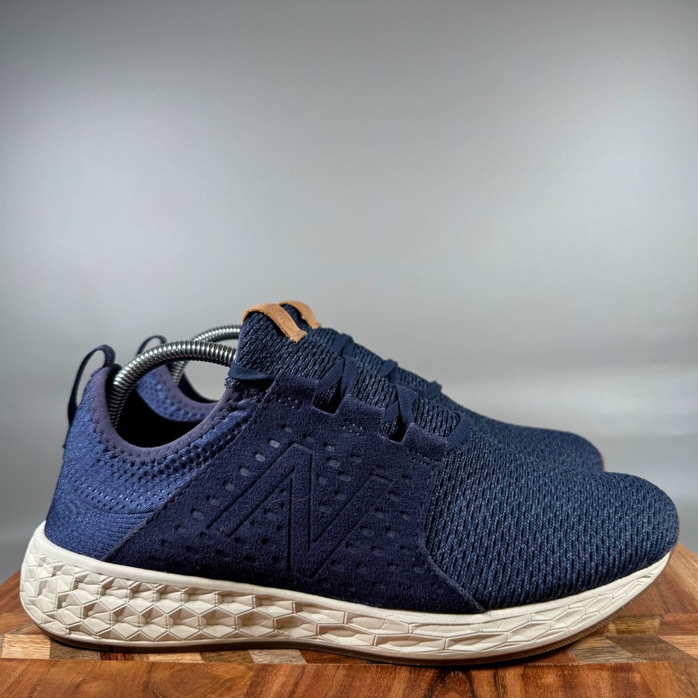 New Balance Fresh Foam Cruz v1 Navy Blue Gum Sole Women 11 WCRUZON Running Shoes